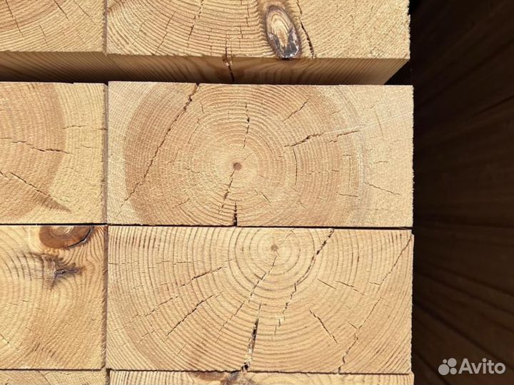 Строганный брус сухой 100/100/6000