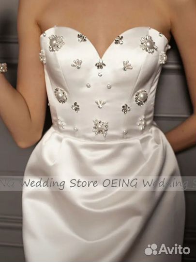 Свадебное платье новое 42-44