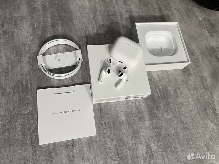 AirPods 3 идеал, на гарантии, оригинал