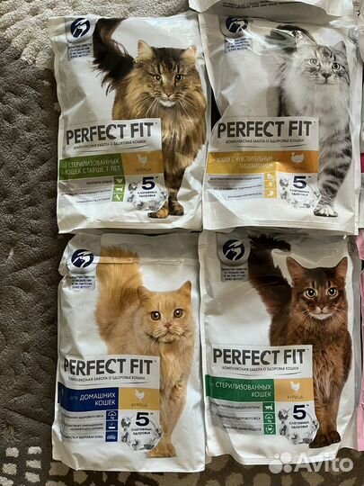 Сухой корм для кошек и котят perfect FIT, 0,65кг