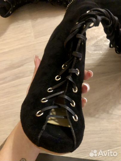 Ботфорты на шнуровке