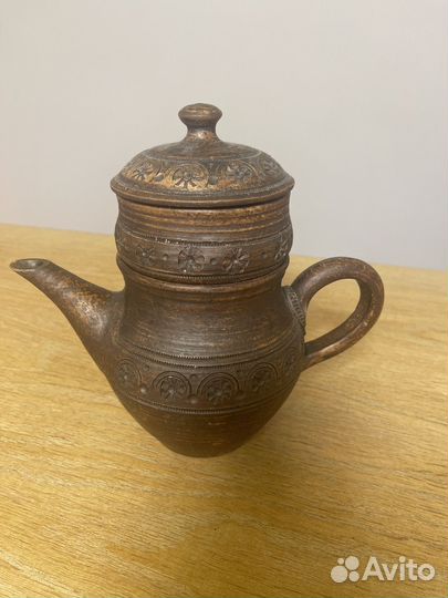 Чайник-травник скопинская керамика