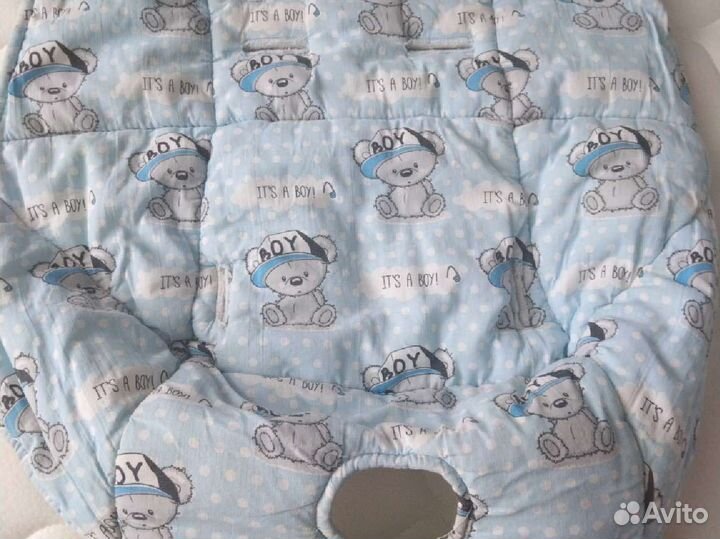 Текстильный чехол на стул для кормления