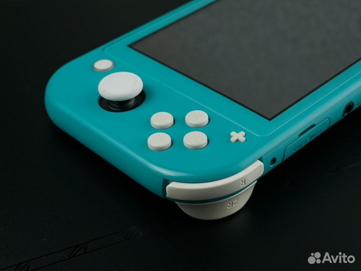 Nintendo Switch Lite Чип Прошитая Б/у бирюзовый