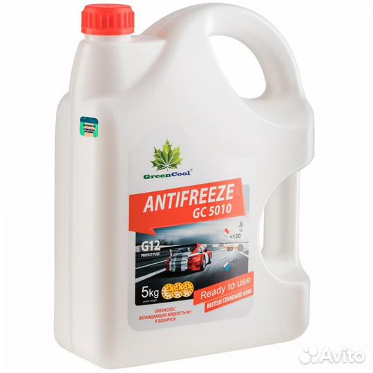 Greencool 791685 Антифриз GreenCool GC5010 G12, 5