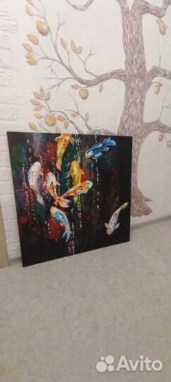 Карпы Кои картина