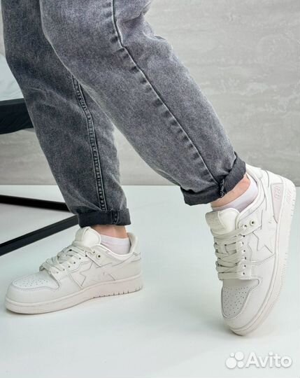 Кроссовки мужские белые