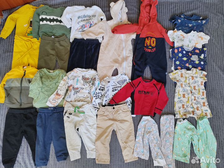 Вещи пакетом для мальчика 80-86