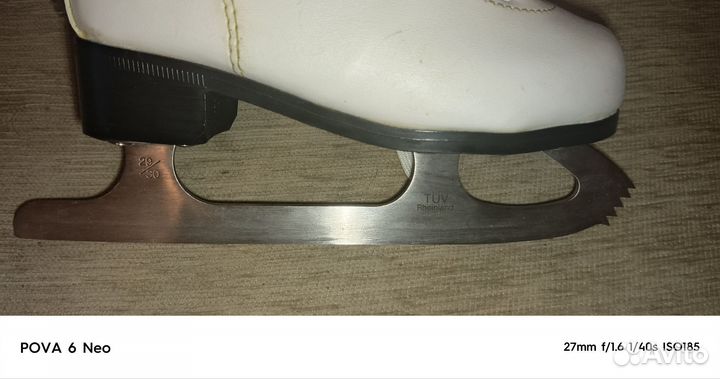 Коньки фигурные р 29-30 новые