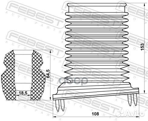 Комплект пылезащитный передний chevrolet aveo 2