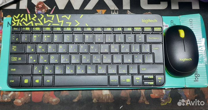 Logitech MK240 nano комплект