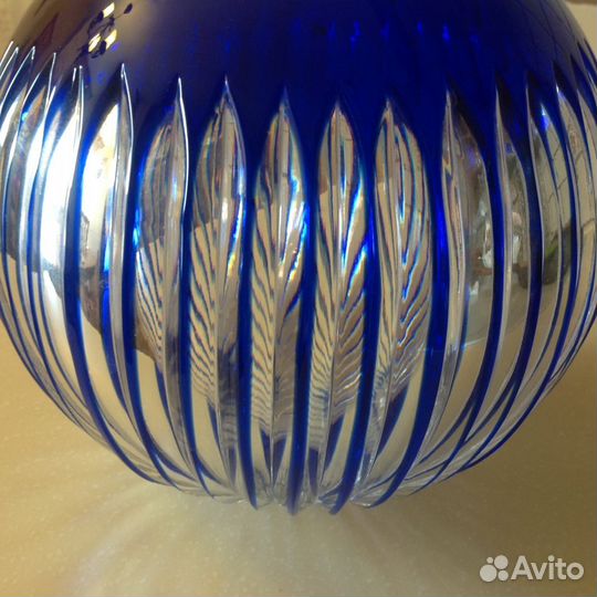 Ваза Гусь хрусталь