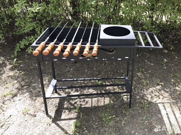 Мангал разборный 2 в 1 шашлык/плов / 3мм