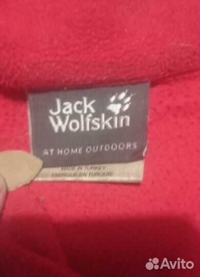 Флисовая кофта jack wolfskin