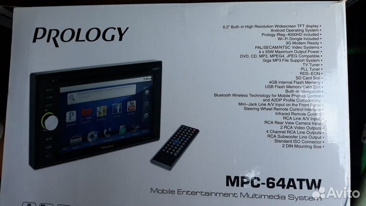 Комплект мультимедиа Prology MPC-64ATW+акустика
