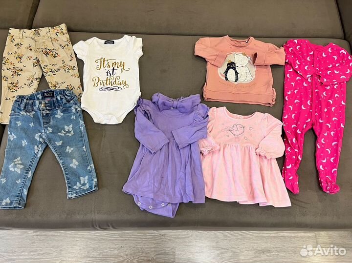 Детские вещи пакетом для девочки 80