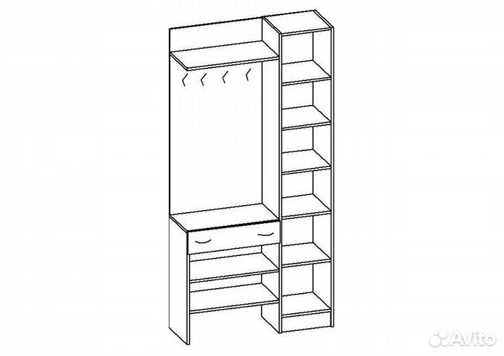 Набор мебели для прихожей Валерия 1