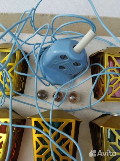 Ёлочная герлянда Золотой фанарик