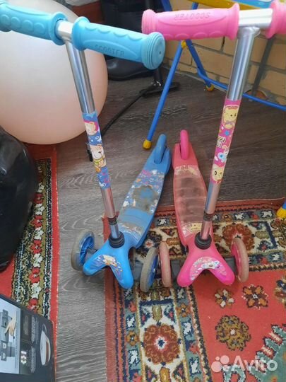 Самокат детский трехколесный бу