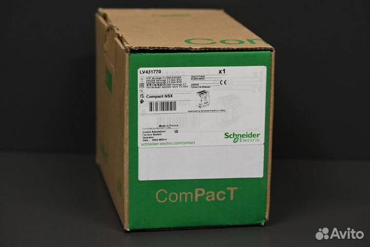 Schneider NSX250F LV431770 Автомат, новый, 1 шт