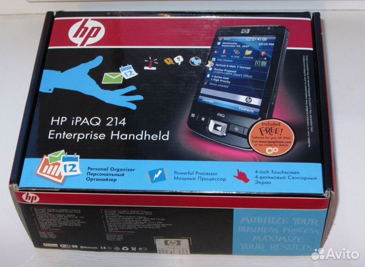 HP ipaq 214 платформы Windows Mobile кпк