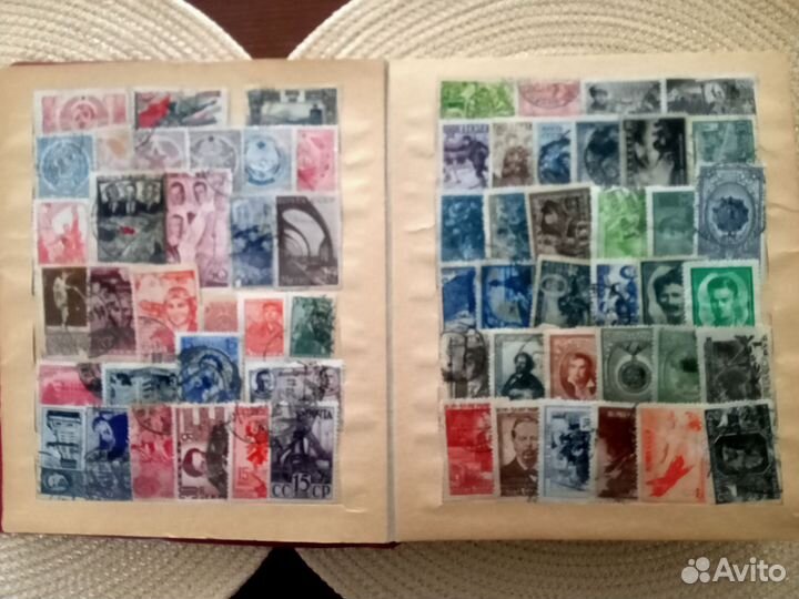 Альбом с марками царская Россия, СССР