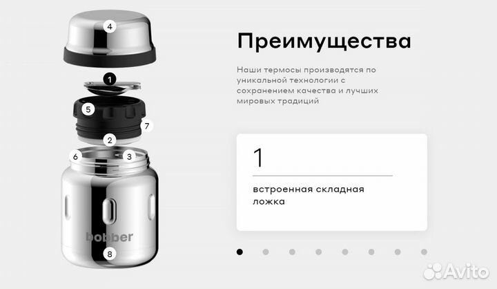 Bobber Термос Jerrycan для еды вакуумный бытовой 0