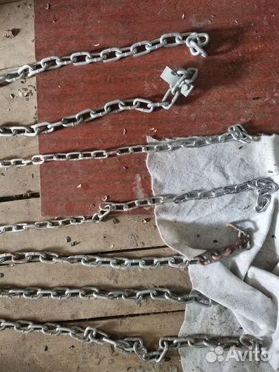 Цепь стальная новая