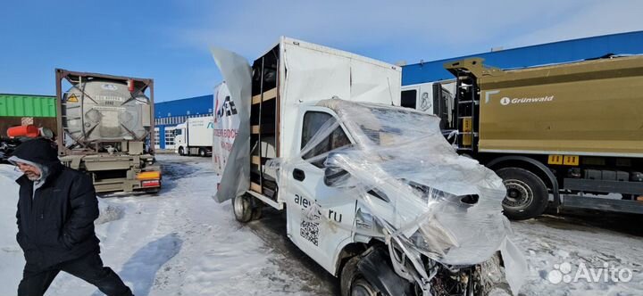 ГАЗ ГАЗель Next 2.5 МТ, 2023, битый, 999 999 км