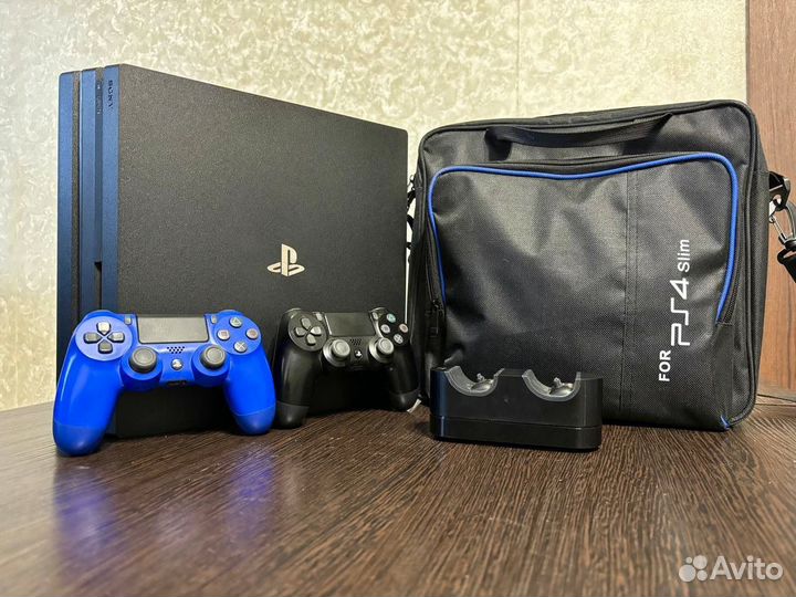 Sony Playstation 4 Pro 1TB / Куча игр / Гарантия