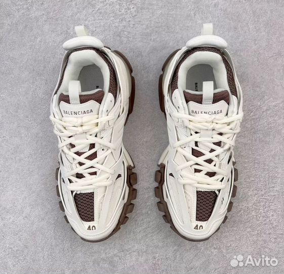 Кроссовки Balenciaga Track 3.0 Beige/Brown