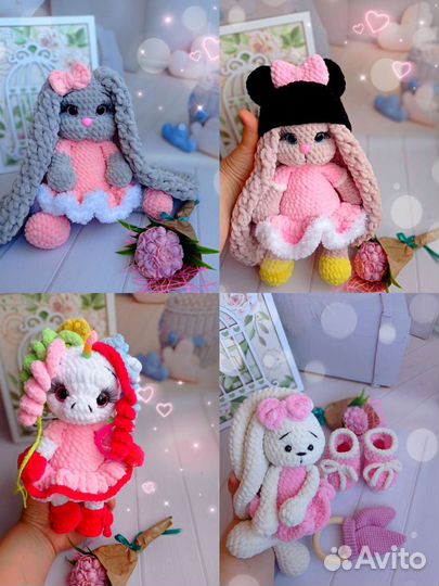 Ручная работа игрушки, вяжу игрушки