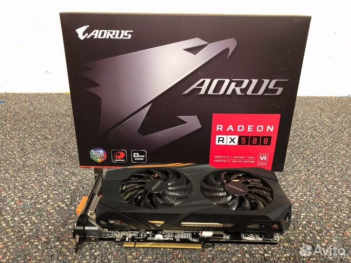 Gigabyte aorus Radeon RX580 8G rev 1.0