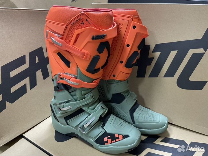 Мотоботы Leatt Boots 5.5 FlexLock Enduro Cactus
