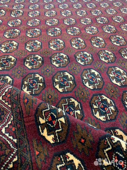 Иранский ворсовый ковер, балуччи 385х143 см