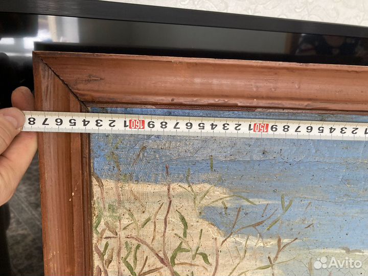 Картина маслом на холсте охотники на привале копия