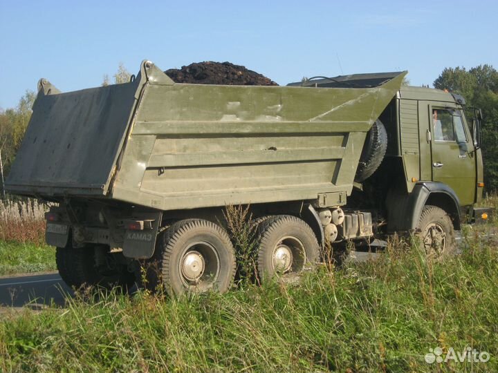 Песок, торф, навоз, щебень 10 куб.м. с доставкой