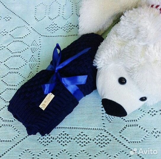 Плед на выписку тиффани