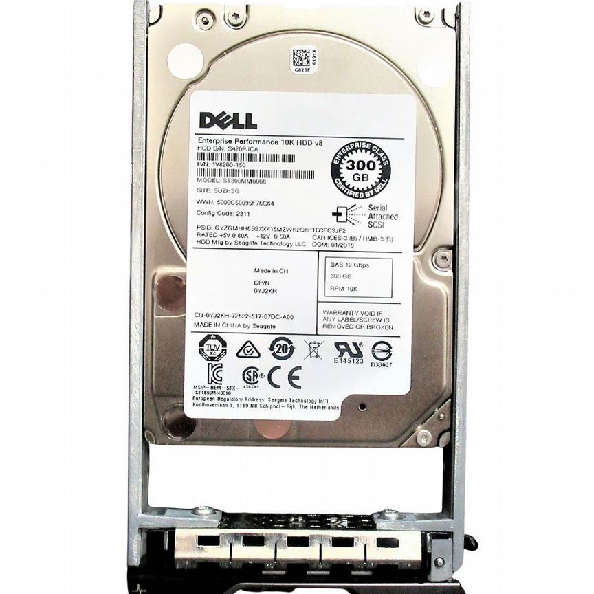 [YJ2KH] Жесткий Диск Dell 300gb Sas 2,5" Yj2kh