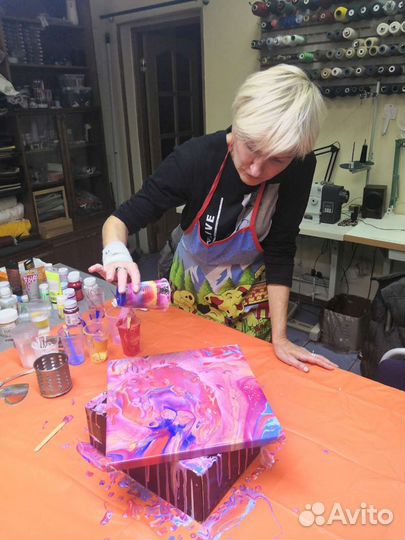 Корпоративный мастер класс по рисованию