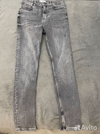 Джинсы Zara skinny grey