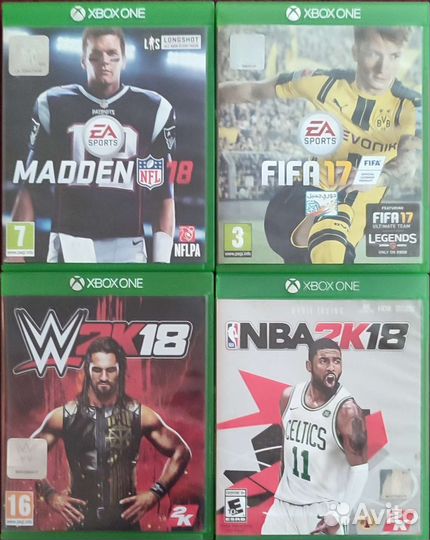 Игры на xbox One диски