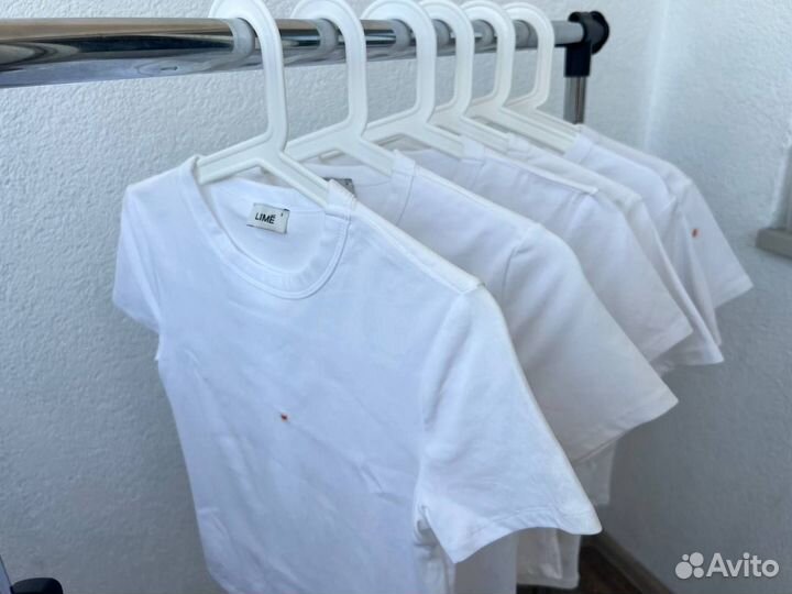 Укороченная футболка женская lime