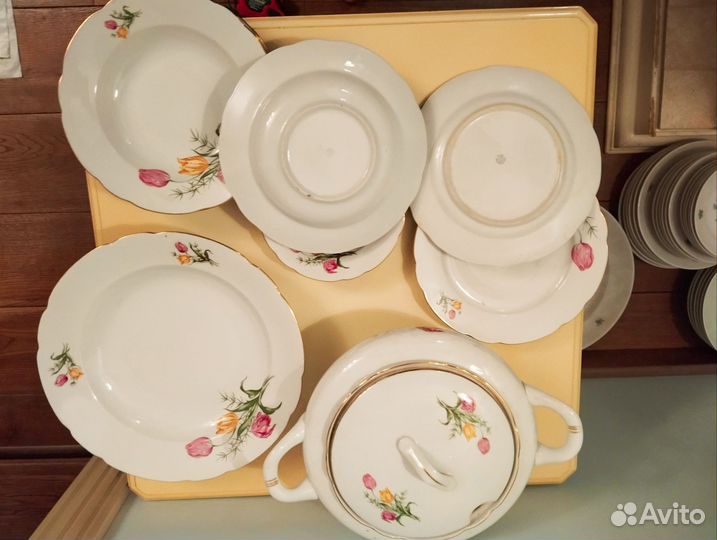 Часть столового сервиза Gebrüner Benedikt,Винтаж