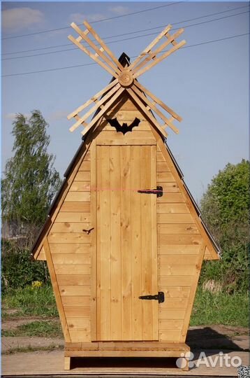 Дачный туалет деревянный JKT231