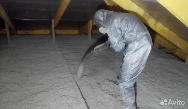 Эковата - Бесшовный утеплитель для дома