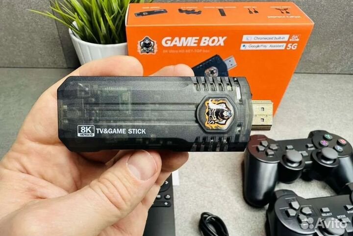 Игровая приставка Game Box 8K + Android Smart TV