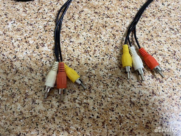 Межблочный кабель 3RCA-3RCA (тюльпан-тюльпан)