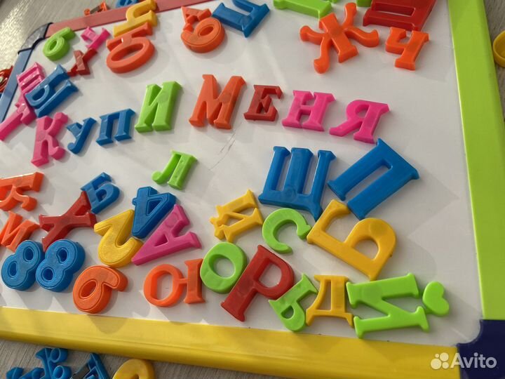 Азбука магнитная, для рисования, для детей