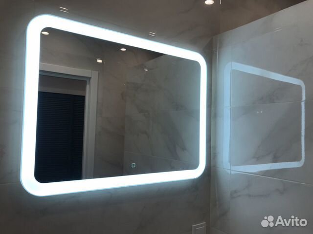 Зеркало с подсветкой для ванной 80
